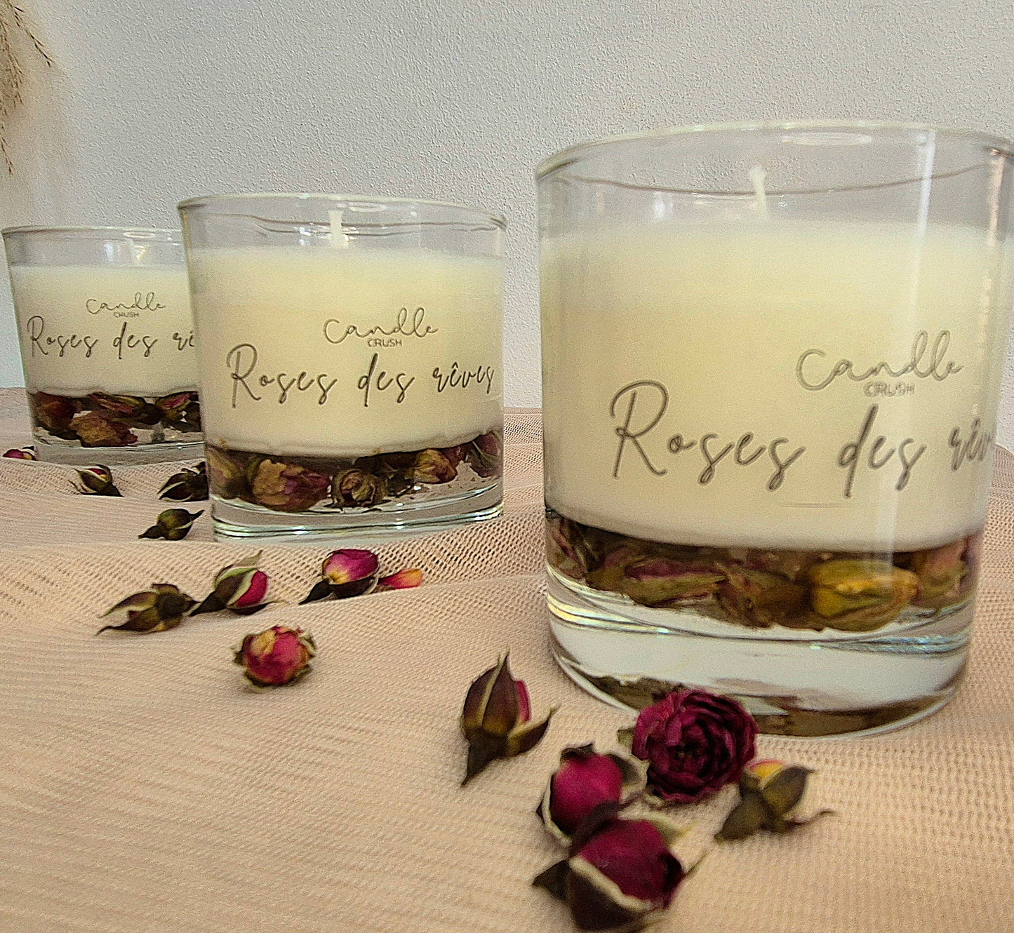 Bougie Rose des rêves