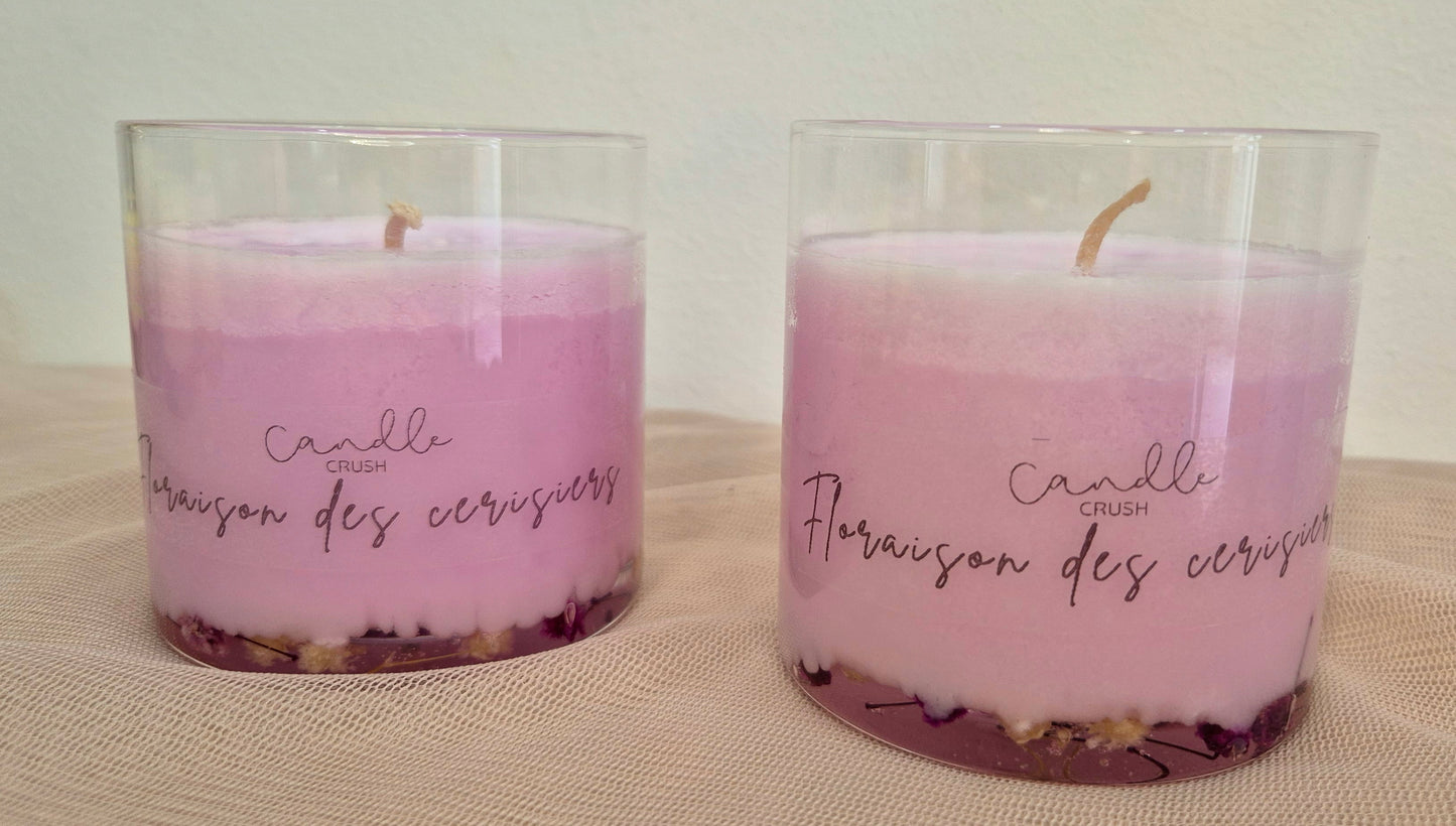 bougie Floraisons des cerisiers