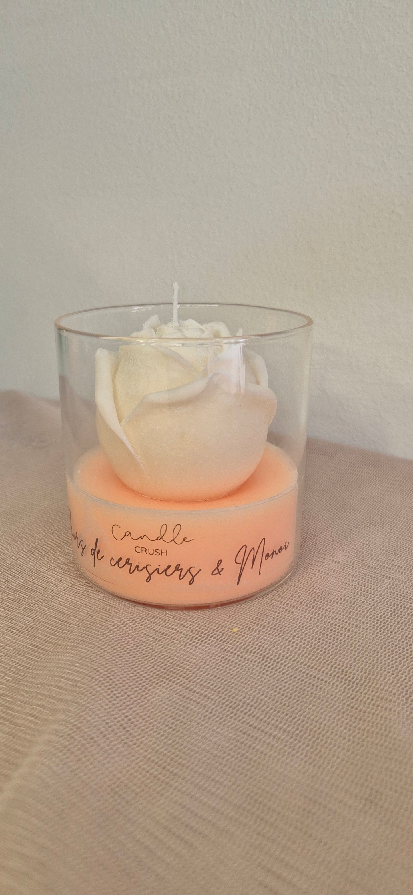 Bougie Moyenne Fleurs de cerisiers & Monoï