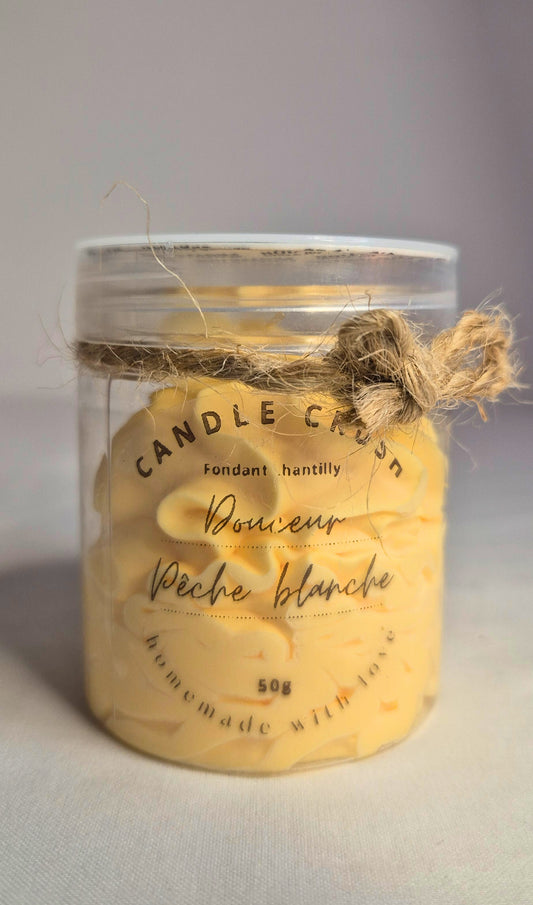 Fondant Chantilly 50G / Pêche Blanche