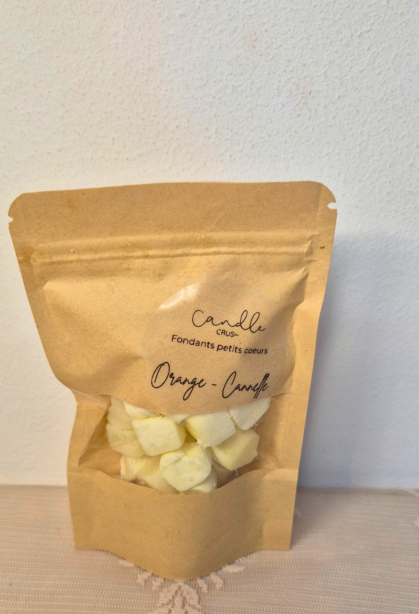 Fondants Petits Coeurs 50G / Orange - Cannelle