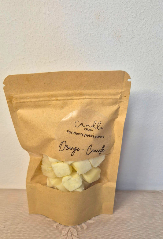 Fondants Petits Coeurs 50G / Orange - Cannelle