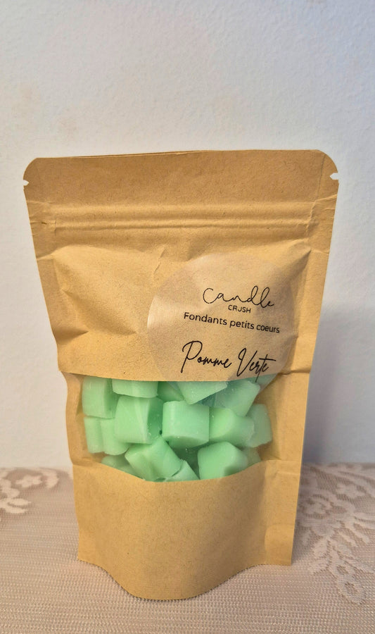 Fondants Petits coeurs 50G / Pomme Verte
